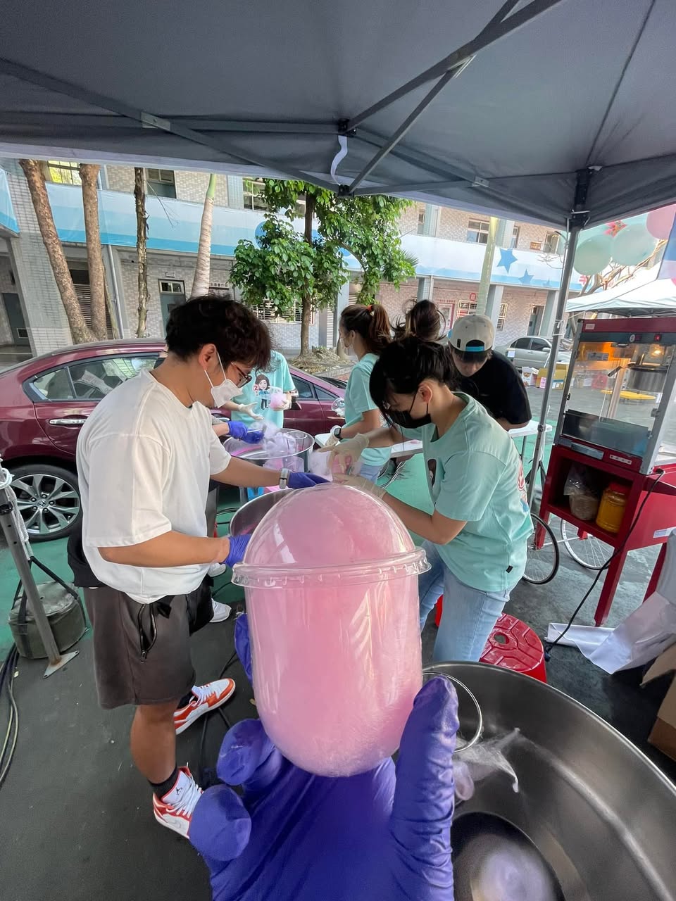 【專業出租】【電力棉花機】單日短期台中出租棉花糖機、台灣脆皮紅豆餅 大熱狗炸熱狗 霜淇淋 黃金爆米花機 吳志謙0912078926餐車造型花車出租