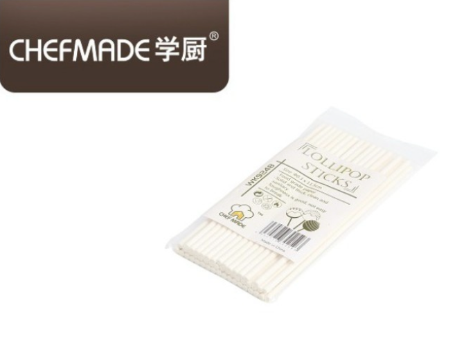 Chefmade學廚WK9248 DIY棒棒糖紙棒48根入