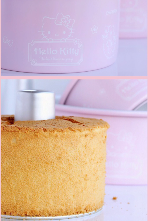 Chefmade學廚KT7022正版Hello kitty凱蒂貓6吋活底加高戚風蛋糕模