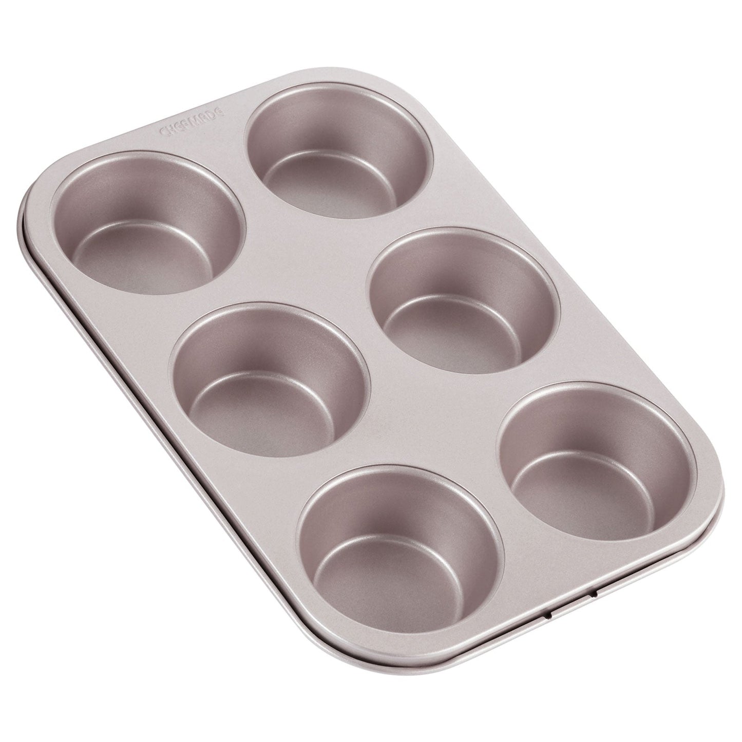 Chefmade學廚WK9020香檳金6連瑪芬蛋糕模Muffin Pan 6 Well