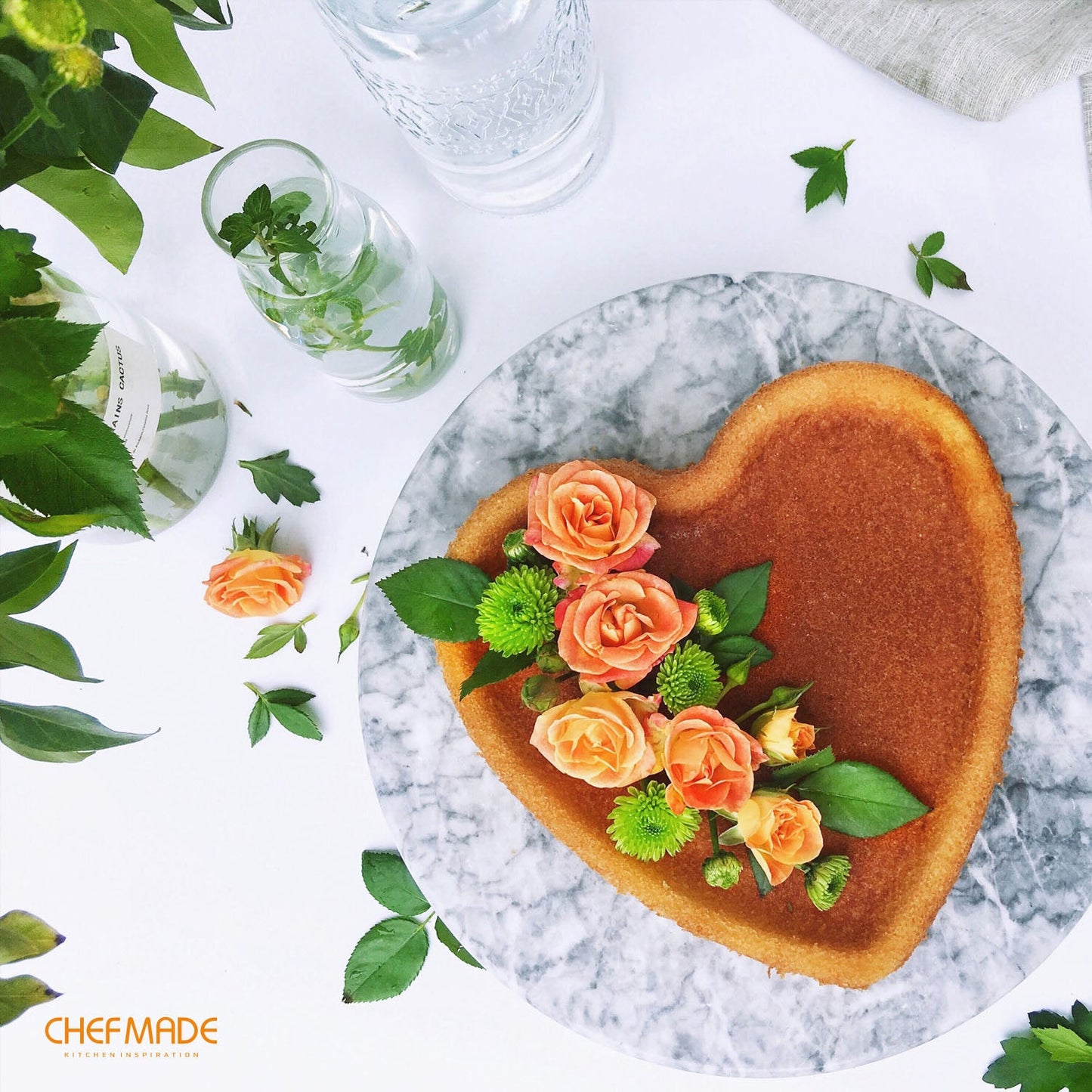 Chefmade學廚WK9208愛心8吋心型蛋糕模8" x 8" Heart-Shaped Cake Pan