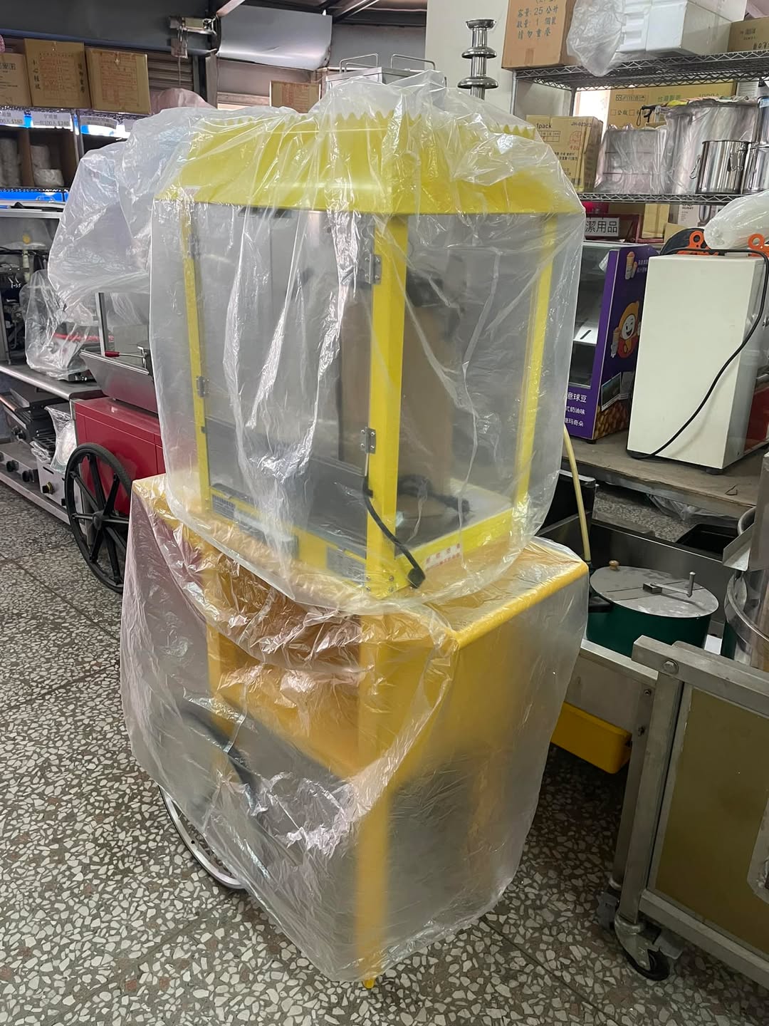 【全新】【商用爆米花機】全新商用爆米花機 營業用爆米花機  台北 台中 高雄台南 新北 基隆 南港 中壢 桃園新竹 苗栗 南投 彰化 餐車造型花車出租 爆米花機教學操作使用