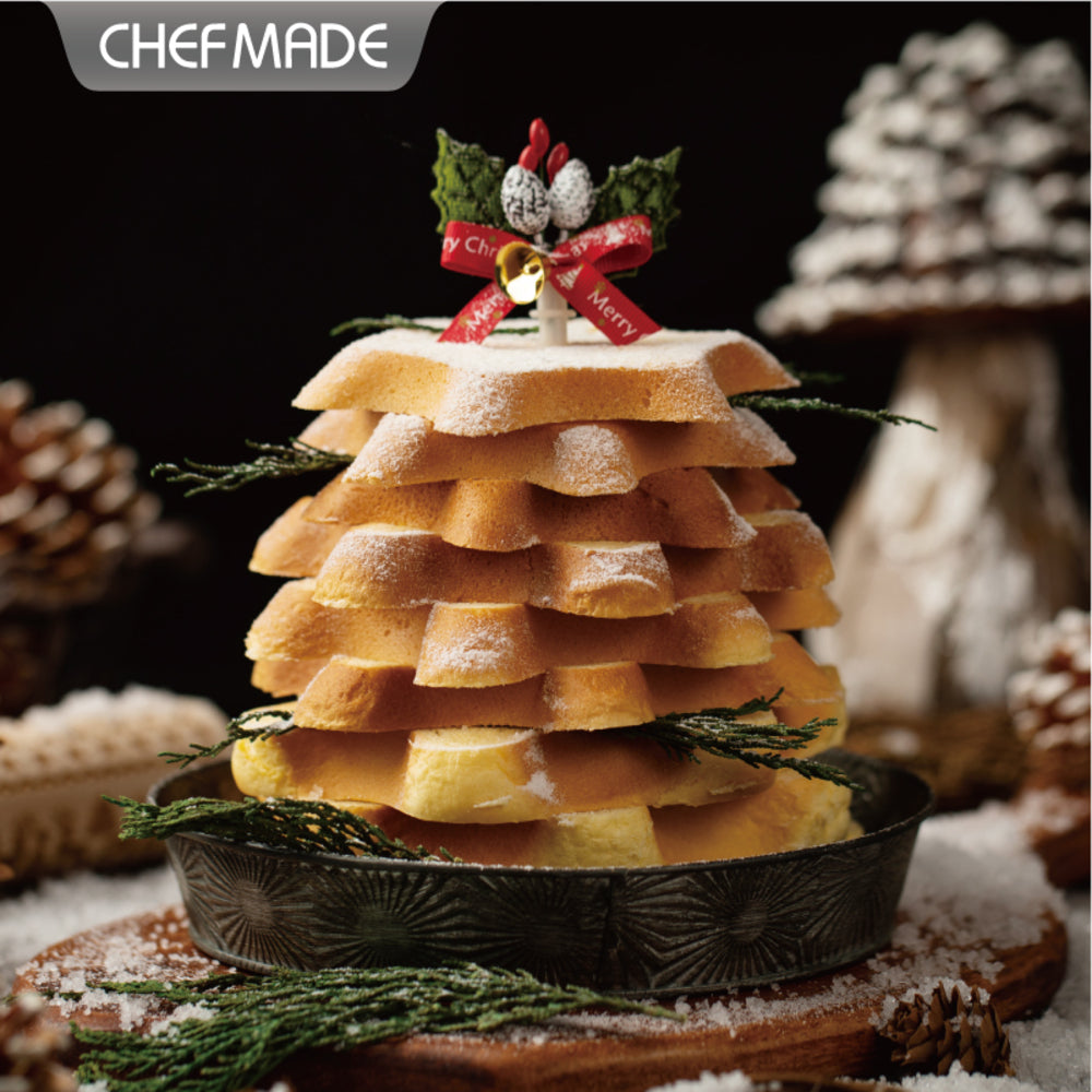 黃金麵包 六角星潘多洛蛋糕模Golden Bread: Hexagonal Star Pandoro Cake Mold골든 브레드: 육각형 별 모양 판도로 케이크 틀