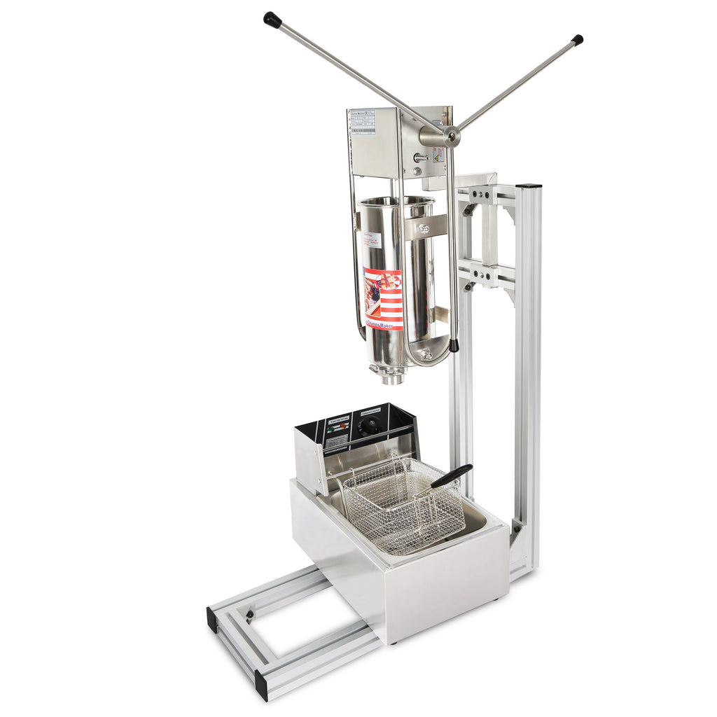 KD282-5L拉丁果機5公升吉拿棒機西班牙油條機含8公升油炸機款