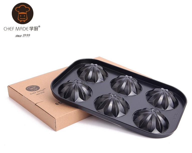 Chefmade學廚WK9082鑽石蛋糕模-6連杯