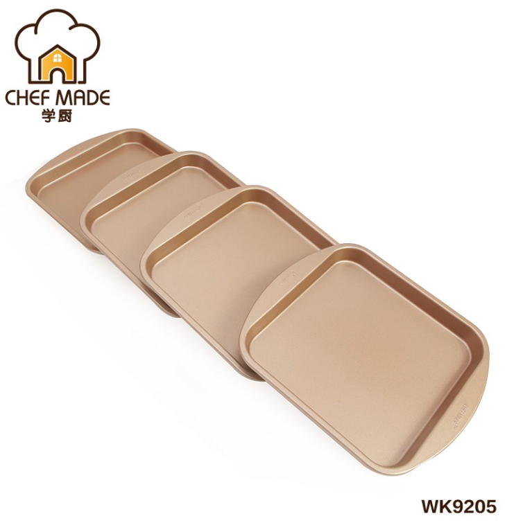 Chefmade學廚WK9205方形8吋彩虹烤盤四件套