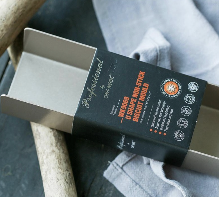 Chefmade學廚WK9069短款U型不沾曲奇餅乾模