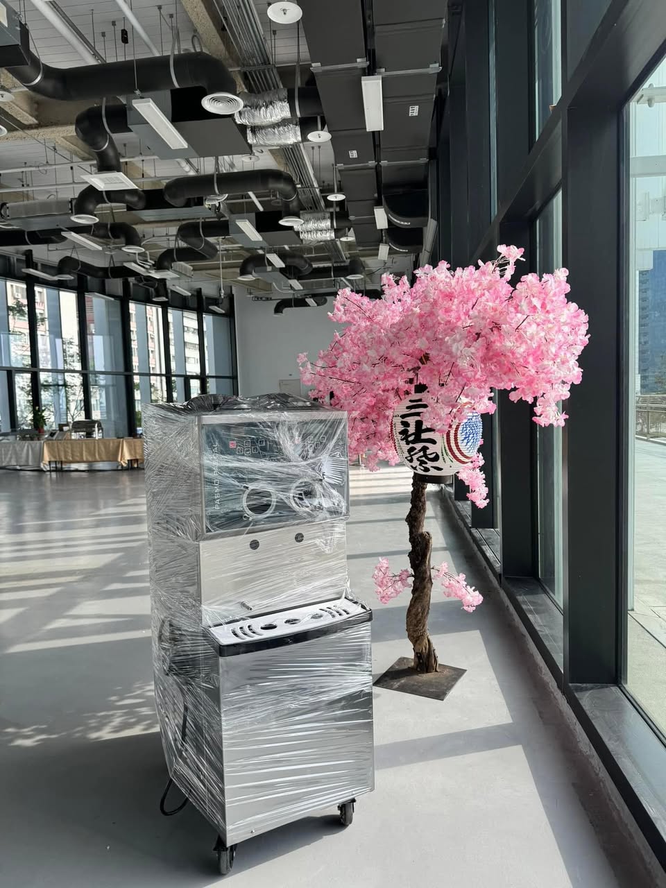 【商用電力220v  SOFTY 落地三孔霜淇淋機租借 】