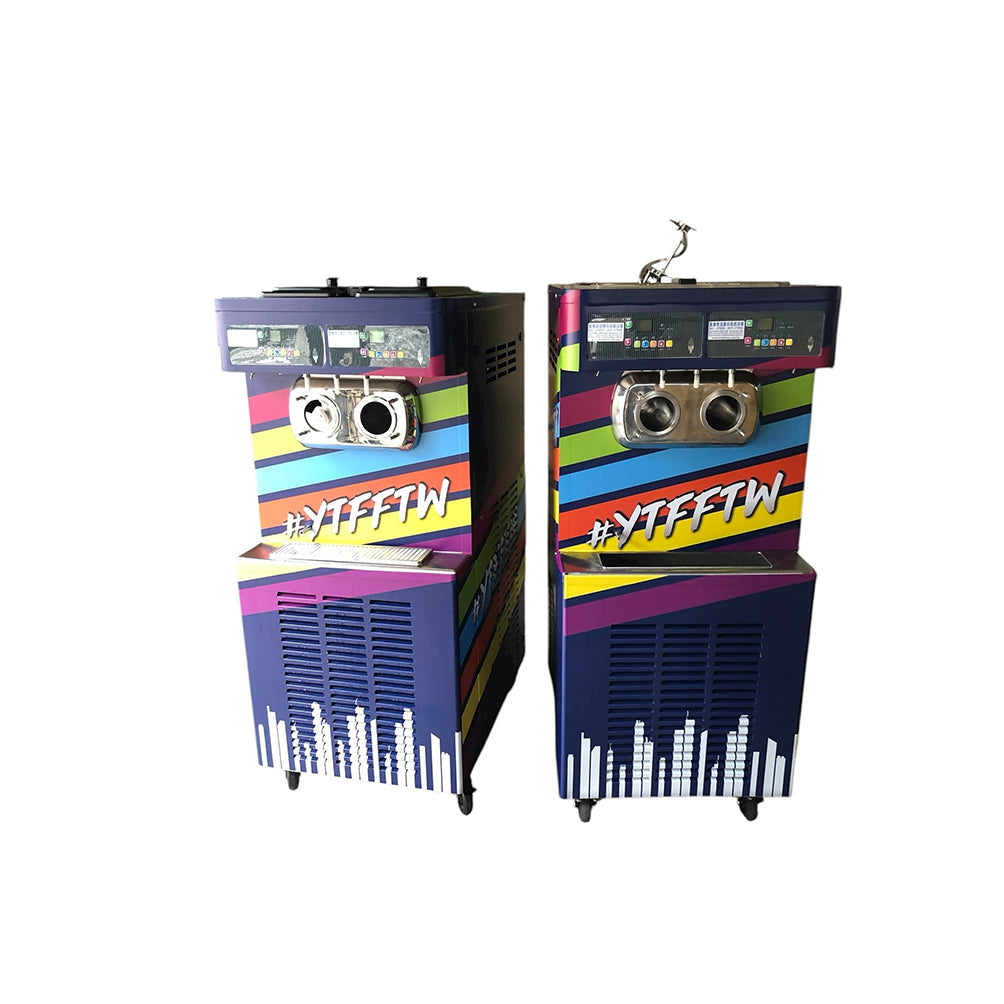 【商用電力220v  SOFTY 落地三孔霜淇淋機租借 】