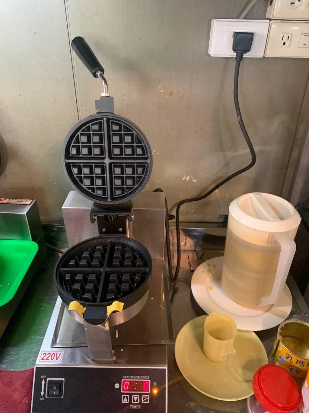 【專業出租】【鬆餅機】商用營業厚型鬆餅機美式薄型鬆餅機租借出租租貸。瑞輝食品原料餐飲設備