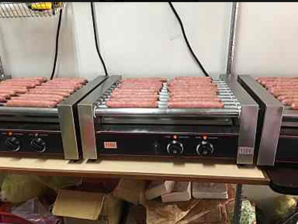【商用電力熱狗滾輪機香腸機租借】