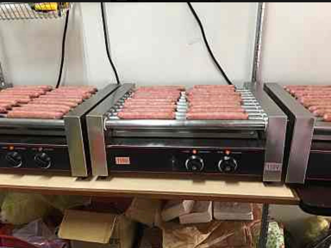 【商用電力熱狗滾輪機香腸機租借】