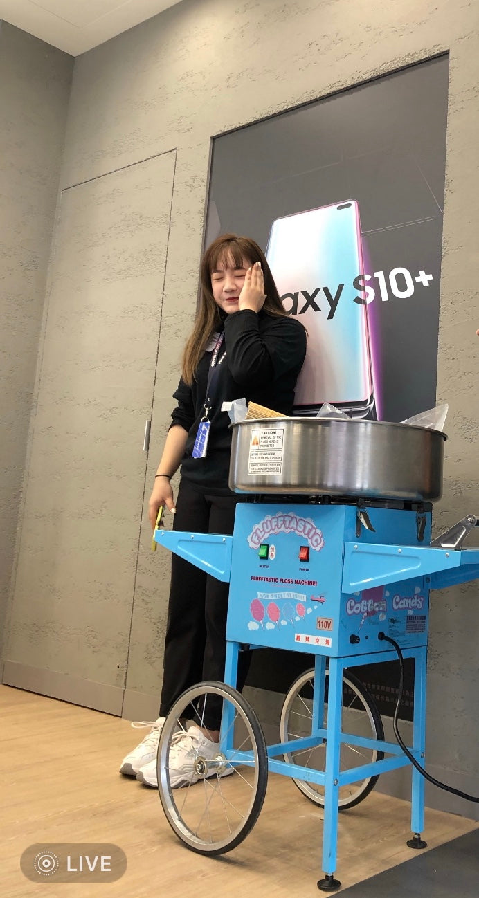 【專業出租】【租借單日短期棉花糖機出租】營業用電力式棉花糖機租貸。瑞輝食品原料餐飲設備