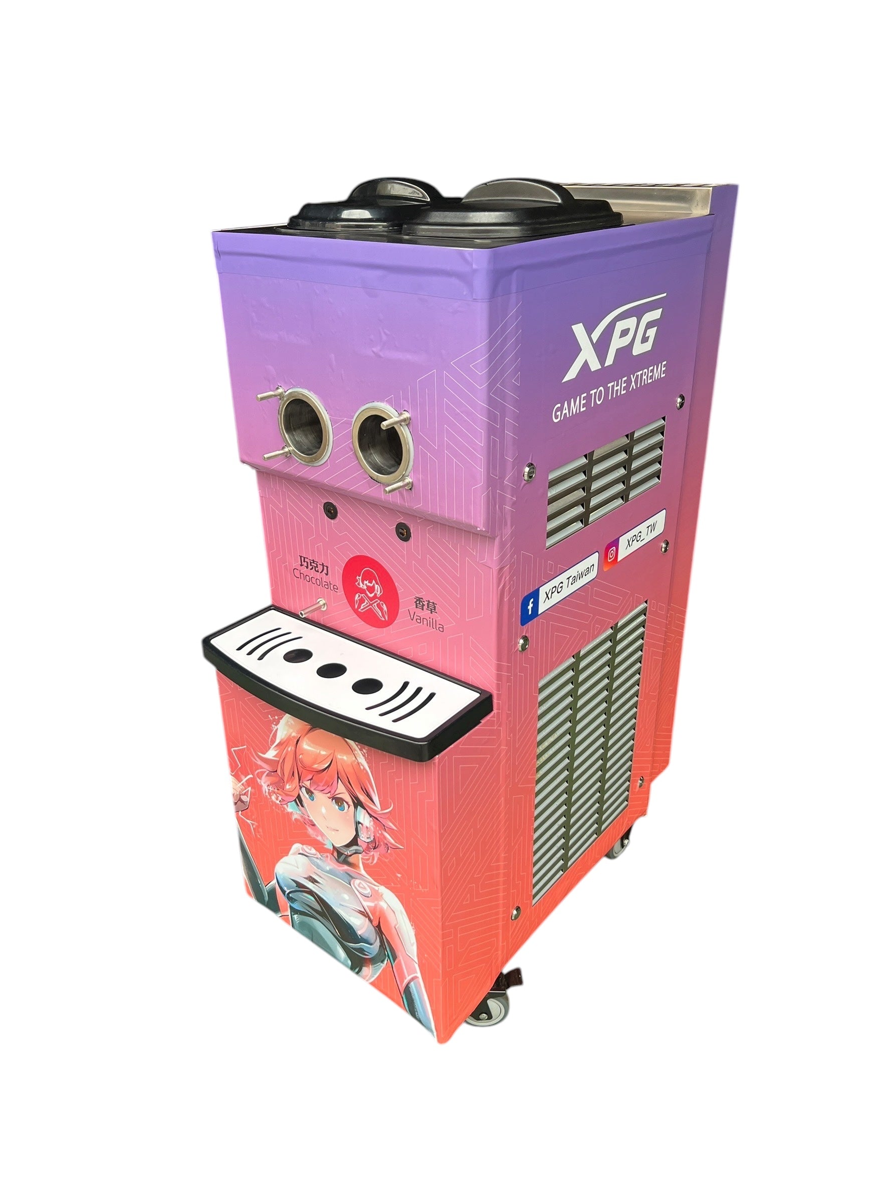 【商用電力220v  SOFTY 落地三孔霜淇淋機租借 】