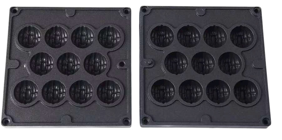 (核桃雞蛋糕)KD1102g電力式商用雞蛋糕爐營業用翻轉雞蛋糕機台北台中高雄客製化雞蛋糕模核桃燒烤盤