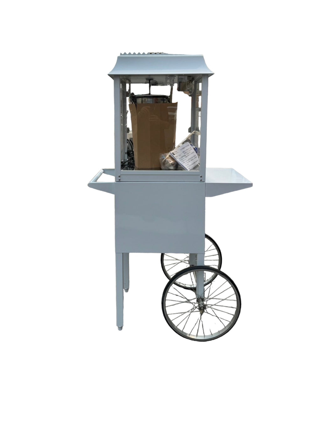 【白色】電熱電力KD168黃金爆米花機8盎司商用營業用爆米花機專業設備原料包材多口味風味粉生產製造商