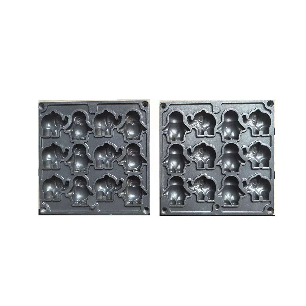 (大象企鵝雞蛋糕)KD1102g電力式商用雞蛋糕爐營業用翻轉雞蛋糕機台北台中高雄客製化雞蛋糕模翻烤盤