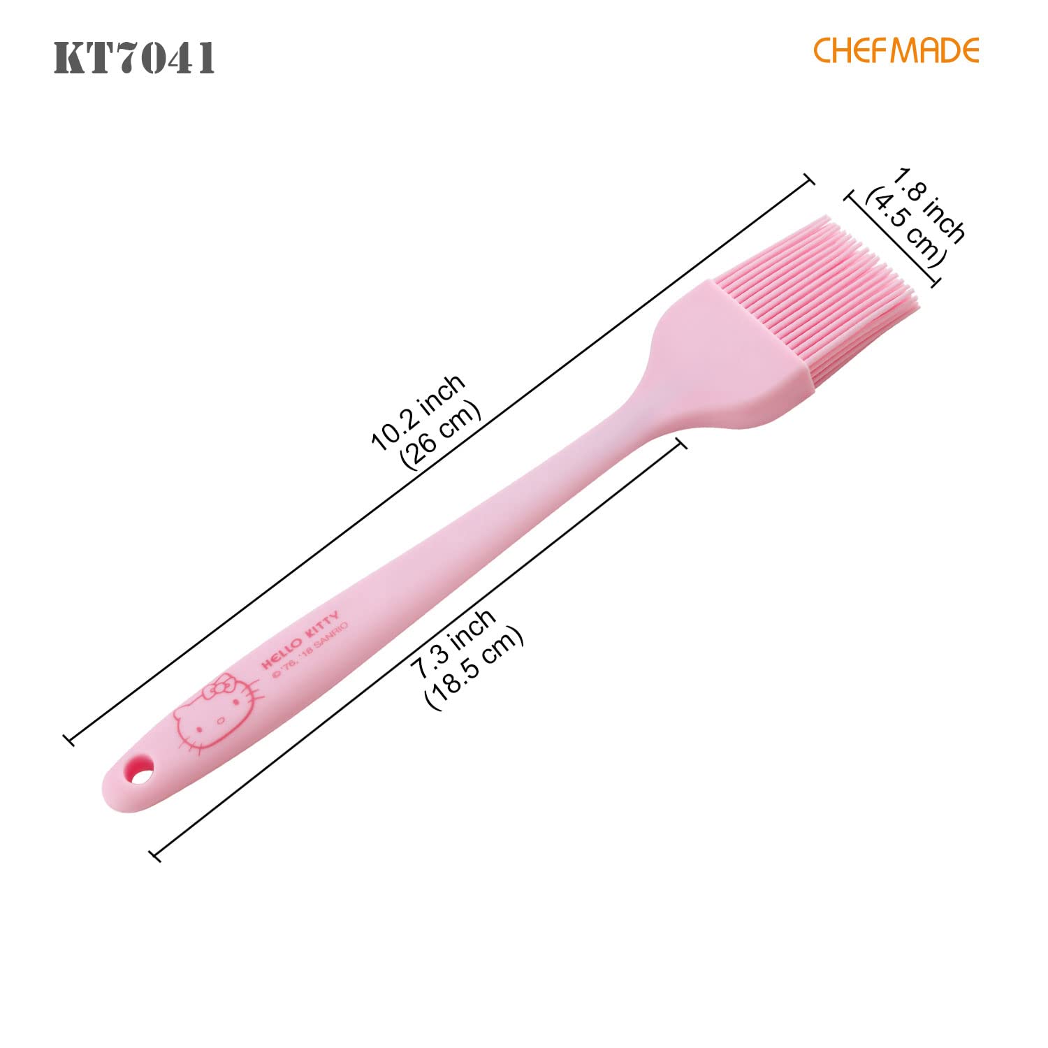 Chefmade學廚KT7041正版Hello kitty矽膠油刷Hello Kitty Silicone Basting Brush