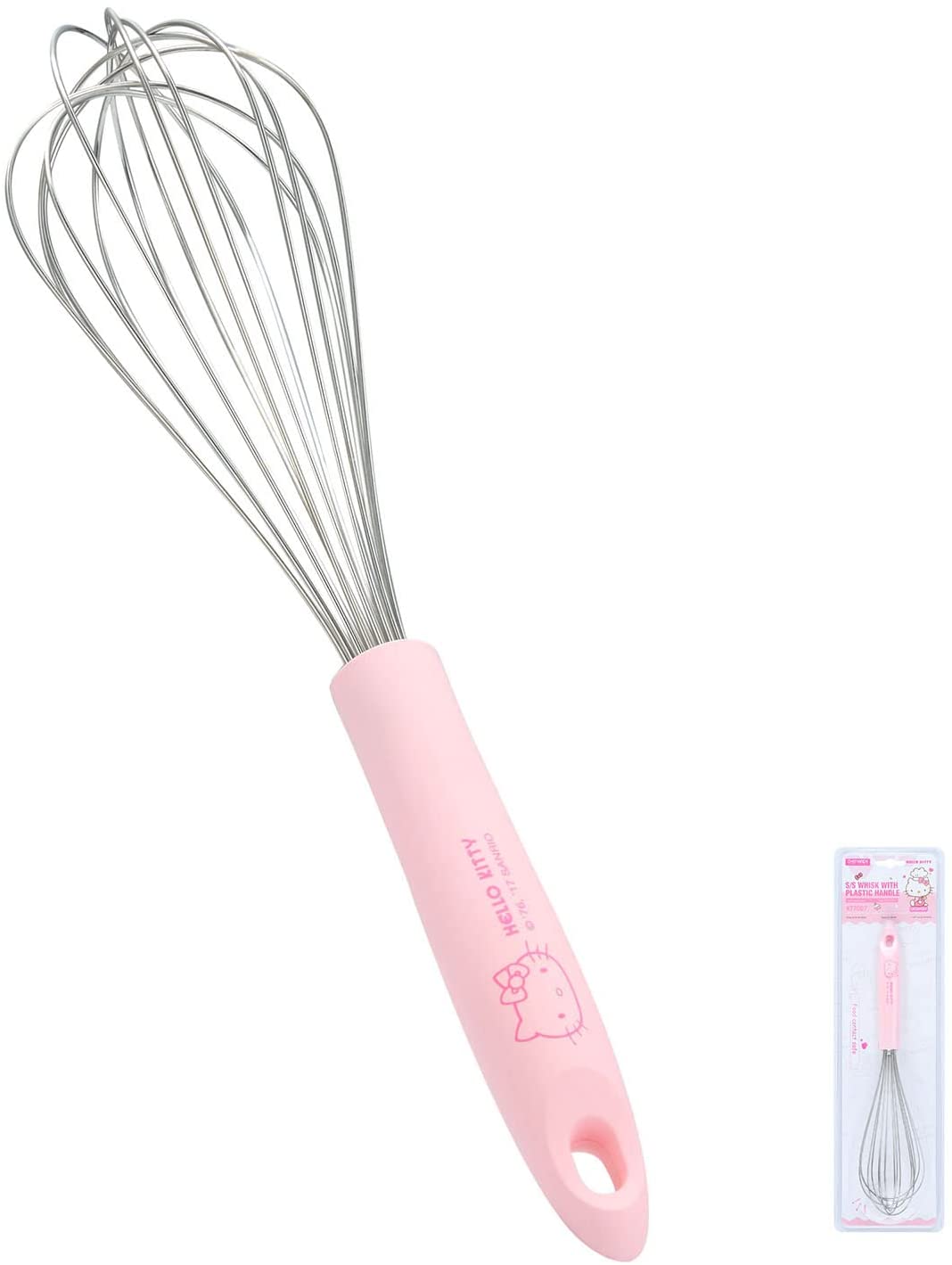 Chefmade學廚KT7007正版Hello kitty不鏽鋼手動打蛋器11" Hello Kitty Whisk