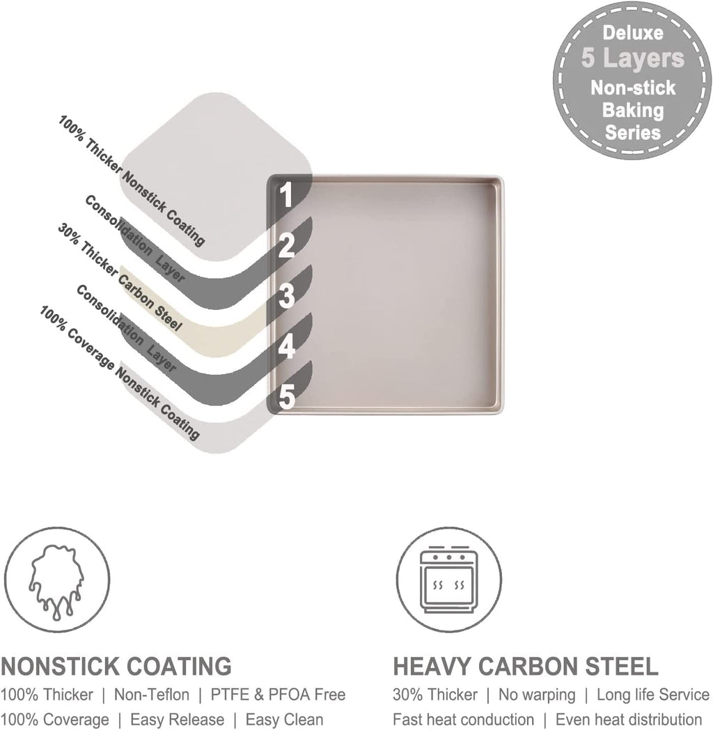 Chefmade學廚WK9076  11吋正方型烤盤11" x 11" Jelly Roll Pan