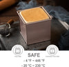 Chefmade學廚WK9317平紋250g滑蓋吐司盒4" x 4" Flat Toast Box (250G Dough Capacity)