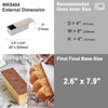 Chefmade學廚WK9404不沾300g波紋吐司盒3" x 8" Corrugated Toast Box (300G Dough Capacity)