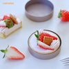 3" Round Tart Pan Set with Removable Bottom 4Pcs