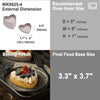 Chefmade學廚WK9025心型4吋活動菊花派盤4" Mini Heart-Shaped Tart Pan Set