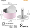 Chefmade學廚KT7109正版Hello kitty 8吋加高活底蛋糕模-三件套8" Hello Kitty Angel Food Cake Pan with 2 Removable Loose Bottoms