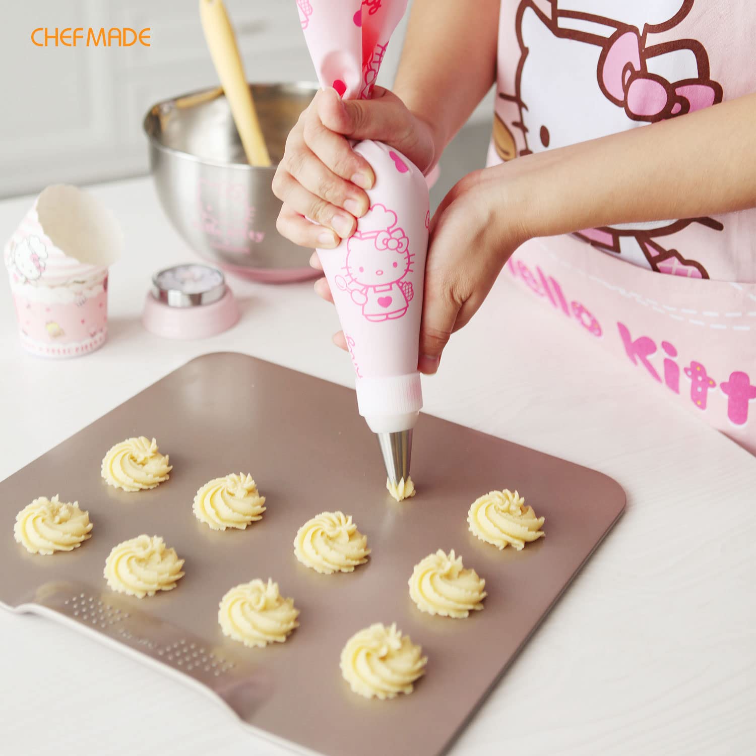 Chefmade學廚KT7040擠花袋16" Hello Kitty Reusable Pastry Bag