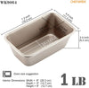 Chefmade學廚WK9064小號1磅吐司模4" X 7" Loaf Pan