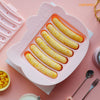 Chefmade學廚KT7073正版Hello kitty香腸矽膠模Hello Kitty Silicone Sausage Mold 6 Cavity