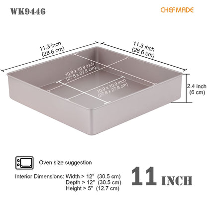 Chefmade學廚WK9446不沾11寸正方形深烤盤11.2" x 11.2" Square Deep Roasting Pan