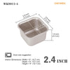 Chefmade學廚WK9911-4金色四件套正方形蛋糕模3“ Square Muffin Pan 4Pcs