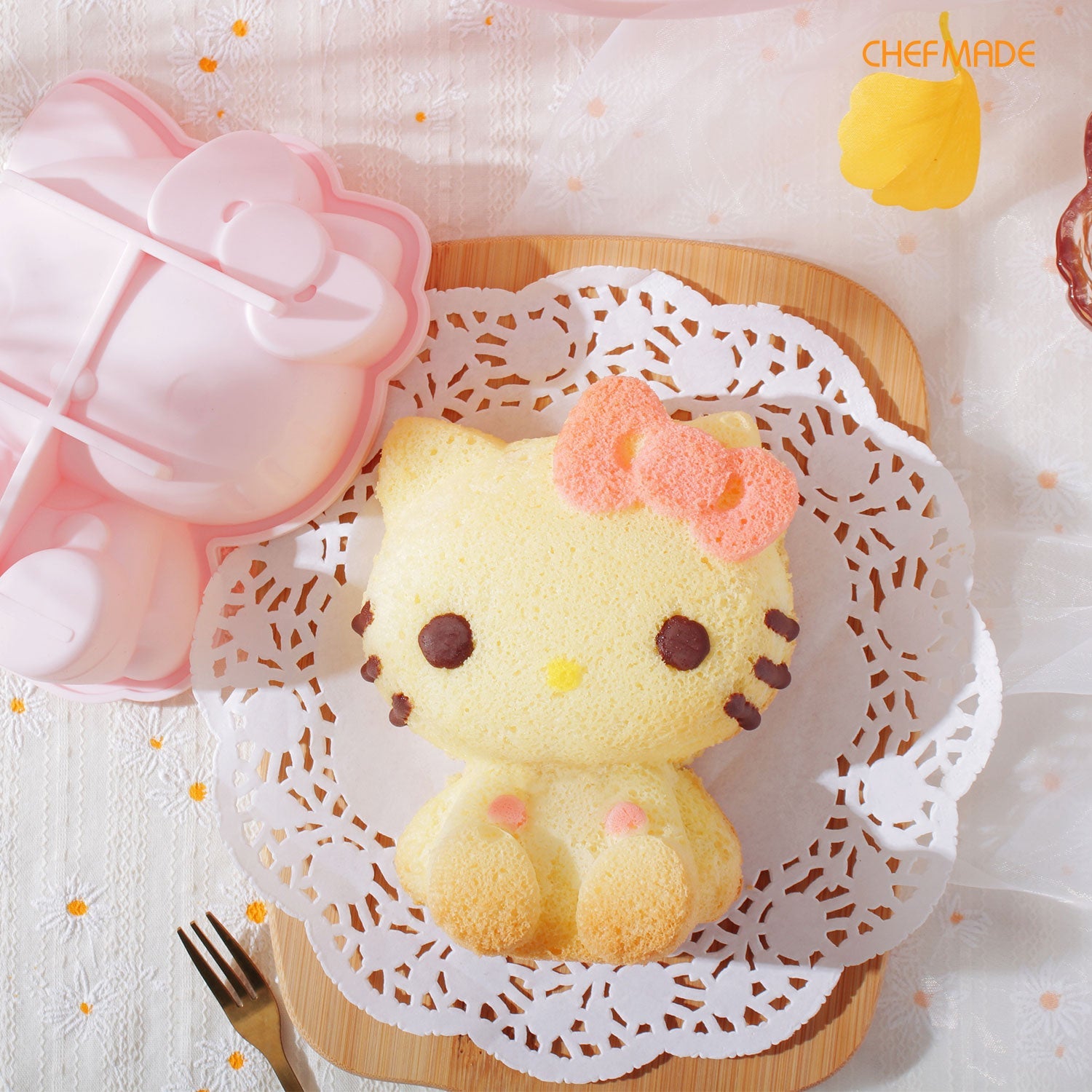 Chefmade學廚KT7091食品級4吋矽膠立體蛋糕模4" Hello Kitty Stereo Silicone Cake Mold