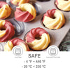 Chefmade學廚WK9928金色12連旋風甜甜圈蛋糕模Cyclone Doughnut Cake Pan 12 Well