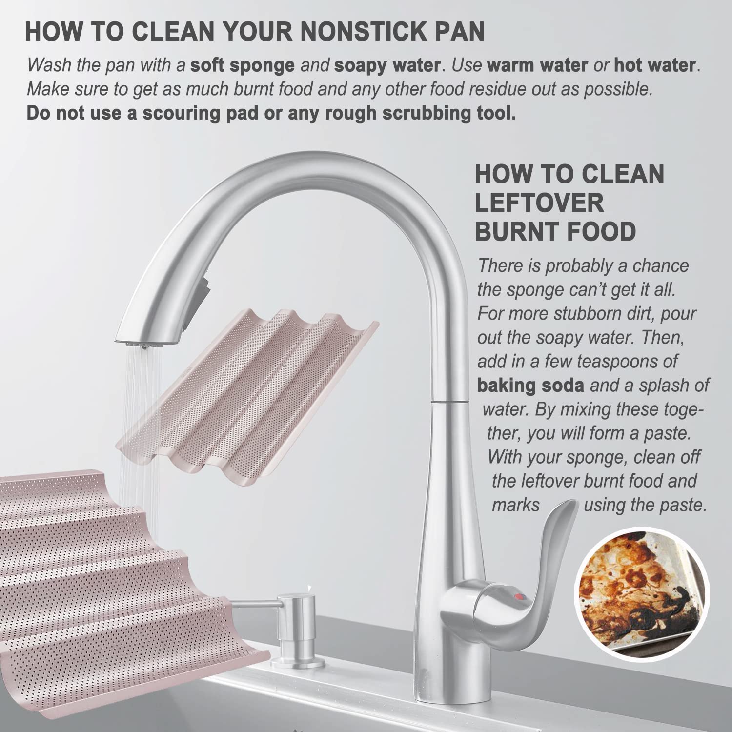 CHEFMADE學廚WK9865香檳金大號法式麵包模14.8" x 14.2" Baguette Pan (2.8-Inch Channel)