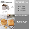 Chefmade學廚WK9879平面帶蓋450g水立方吐司盒5.8" x 5.8" Flat Toast Box (450G Dough Capacity)