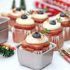 Chefmade學廚WK9911-4金色四件套正方形蛋糕模3“ Square Muffin Pan 4Pcs