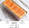 Chefmade學廚CM6007平紋1000g帶蓋吐司盒5" x 13" Commercial Flat Toast Box (1000G Dough Capacity)