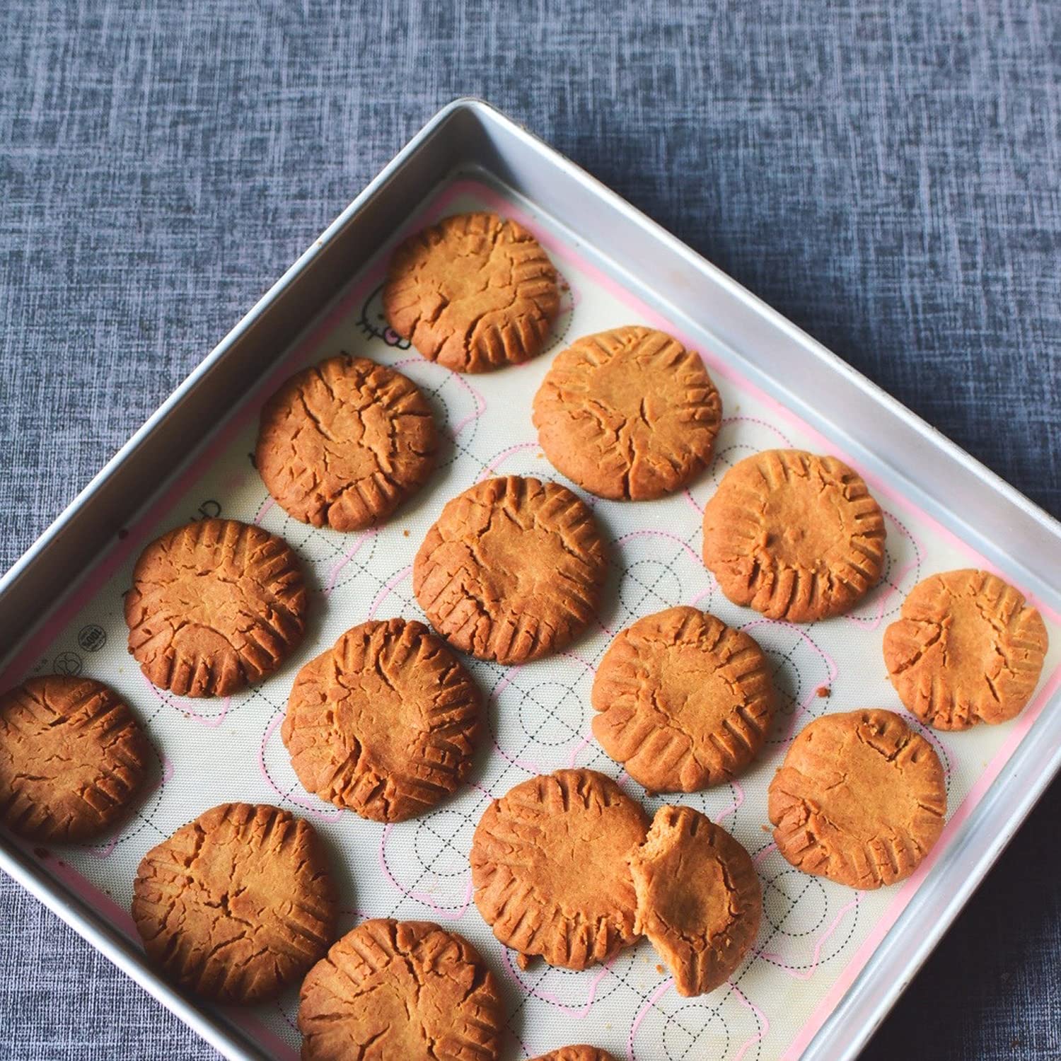 Chefmade學廚kt7024不沾11吋正方形烤盤11.2" x 11.2" Hello Kitty Baking Sheet