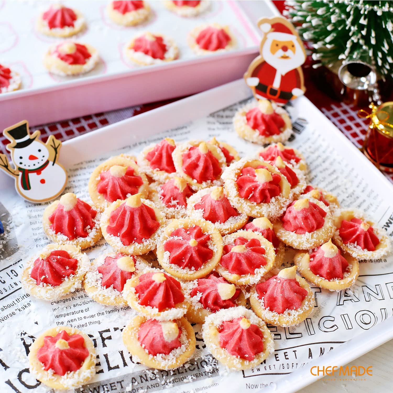 Chefmade學廚kt7024不沾11吋正方形烤盤11.2" x 11.2" Hello Kitty Baking Sheet