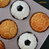 Chefmade學廚WK9837不沾12連足球蛋糕模 Soccer-Shaped Cake Pan 12 Well