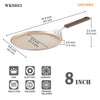 Chefmade學廚WK9863(附竹蜻蜓)8吋可麗餅煎盤8" Round Crepe Pan with Bamboo Spreader