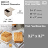 Chefmade學廚WK9317平紋250g滑蓋吐司盒4" x 4" Flat Toast Box (250G Dough Capacity)