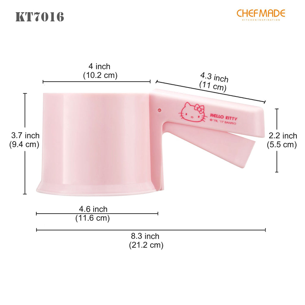 Chefmade學廚KT7016正版Hello kitty手壓杯式麵粉篩Hello Kitty Flour Sifter