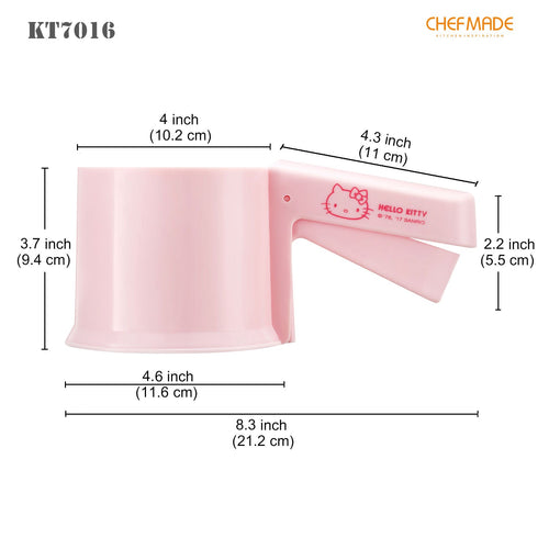 Chefmade學廚KT7016正版Hello kitty手壓杯式麵粉篩Hello Kitty Flour Sifter