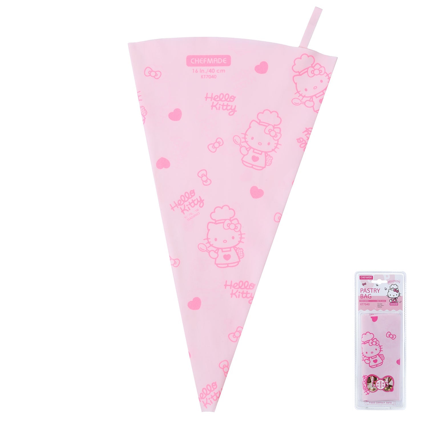 Chefmade學廚KT7040擠花袋16" Hello Kitty Reusable Pastry Bag