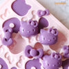 Chefmade學廚KT7050正版Hello kitty巧克力硅膠模Hello Kitty Ice Lattice