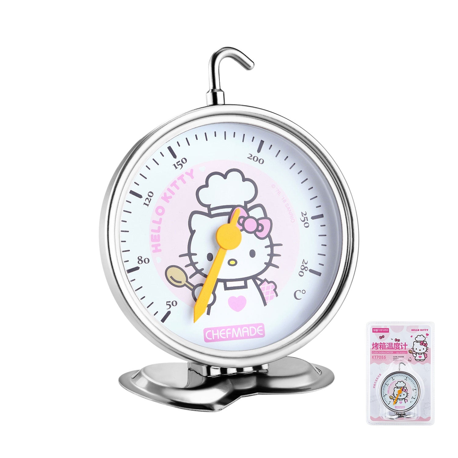 Chefmade學廚KT7055正版Hello kitty不鏽鋼烤箱專用溫度計Hello Kitty Oven Thermometer